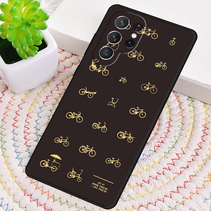 BIKE CYCLING art soft Phone Case for Samsung Galaxy note 10 pro S26 Ultra S23 S24 FE S25 S21 S22 PLUS shockproof Cove
