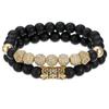 JYL Bracelet Men's  Dragon Head Open Set Enhances Power & Fortune