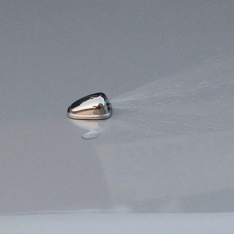 ABS cromat cap de stropire duză de pulverizare apă ștergător capac cu jet de apă autocolant pentru Jeep Compass 2017- mașină