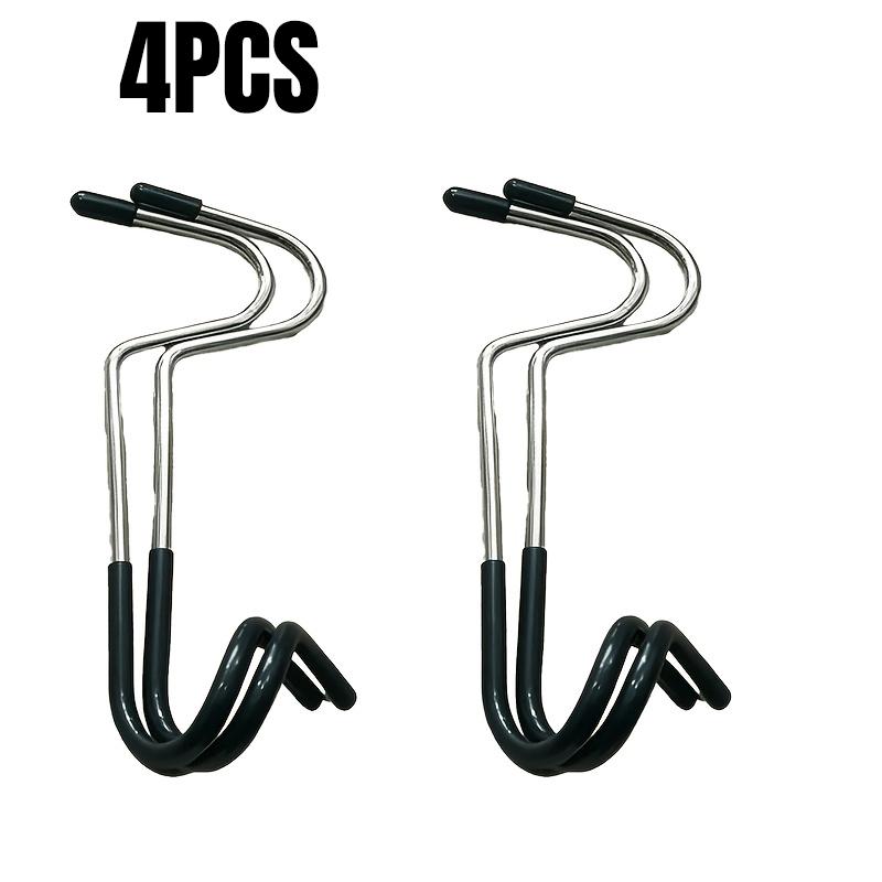 4/8pc Outdoor Camping Pig-Tail Hook Stainless Steel Light Hooks Multifunctional Portable Tent Pole Lantern Hanger For Yard Garde