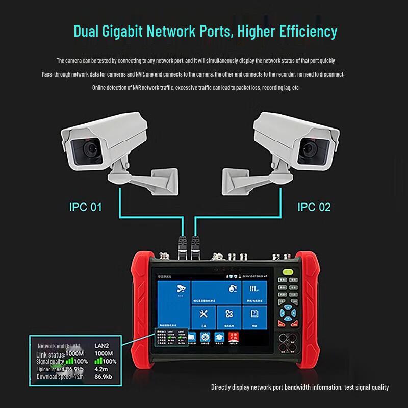 Hikvision Touchscreen CCTV Tester