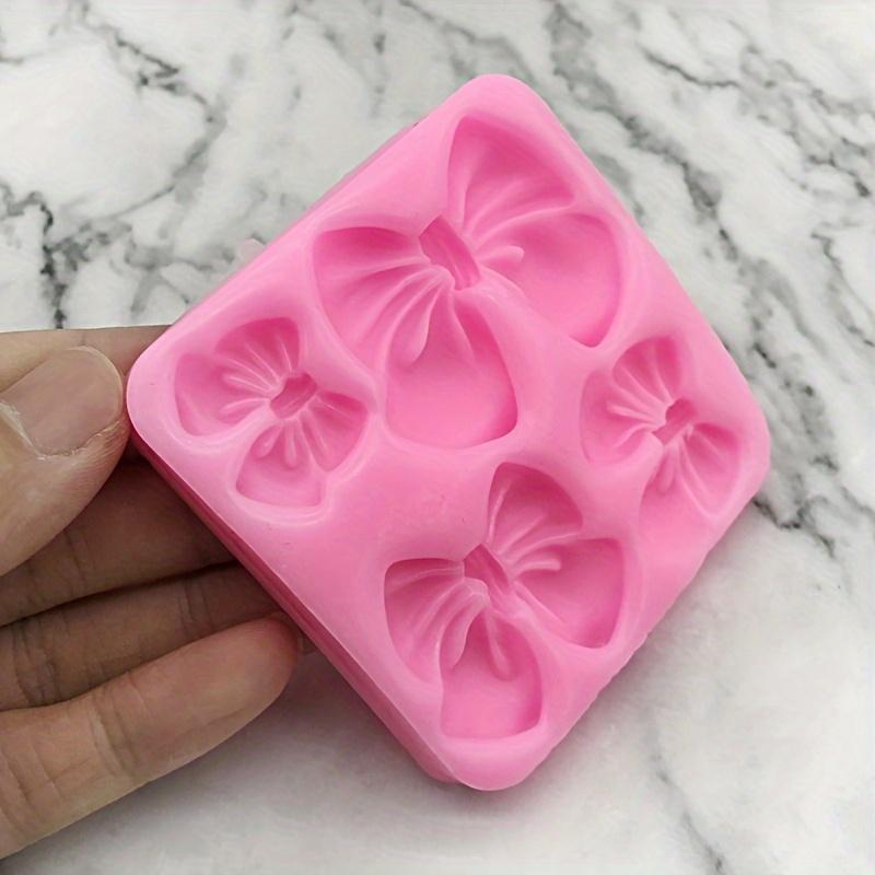 Silikon Schleife Blume Form, 1 Stück, Flexibel und Wiederverwendbar für Schokolade, Fondant, Kuchen- und Cupcake-Dekoration