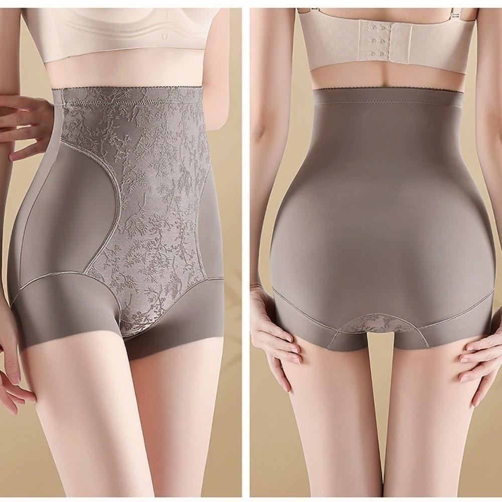 Flower Butt Lifter Briefs Shapewear Tummy Control Underwear Elastic Seamless Underpants  Women