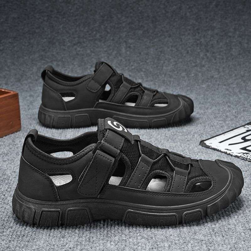 Men's New Sandals Men's 2025 Summer Deodorant Wear-resistant Hole Shoes Non-slip Wear-resistant Outdoor Shoes Fashion Casual Shoes