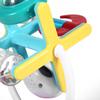 Rotating Colorful Baby Rattle Baby Eating Table Stroller Infant Suction Handbell Toy
