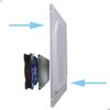 12 Pcs 120mm PVC Black PC Cooler Fan Dust Filter Dustproof Case Cover Computer Mesh