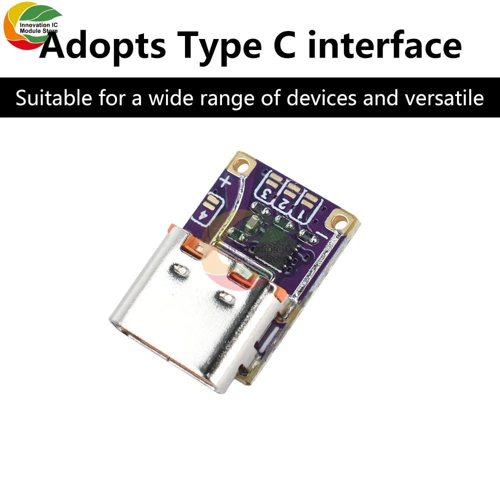PD3.0 PD3.1 QC3.0 Trap Fast Charging Module DC 5V/9V/12V/15V/20V Trigger PD To DC Fast Charging Module Type C Interface