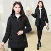 Long Cotton-padded Clothes, Fashionable Slim-fitting and Warm Cotton-padded Jackets, Middle-aged and Elderly Cotton-padded Clothes, Thickened Coats