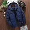 Autunno e inverno nuova giacca spessa e calda giacca imbottita in cotone di qualità allentata impermeabile casual da uomo di grandi dimensioni