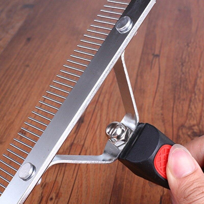 Haustier Hundepflege Rechenkamm Extra-Groß Edelstahl Langer Zahn Haustier Rechenbürste Entfilzungswerkzeug Schönheitskamm Für Große Hunde