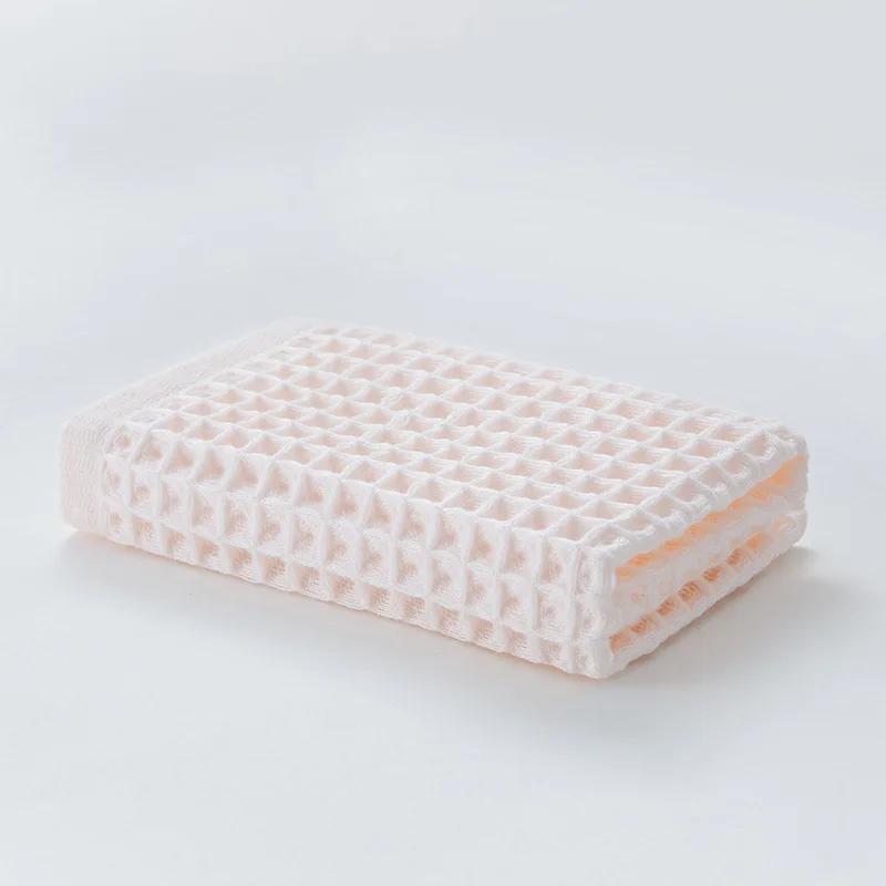 1Pcs Waffle Soft Face Towels for Adults Plaid Hand Towel 100% Cotton Face Care Bathroom Tools Sport Hair Towel 34*74cm Square