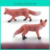 Wildlife Pvc Fox Model For Gift For Kids And Nature Education Decor