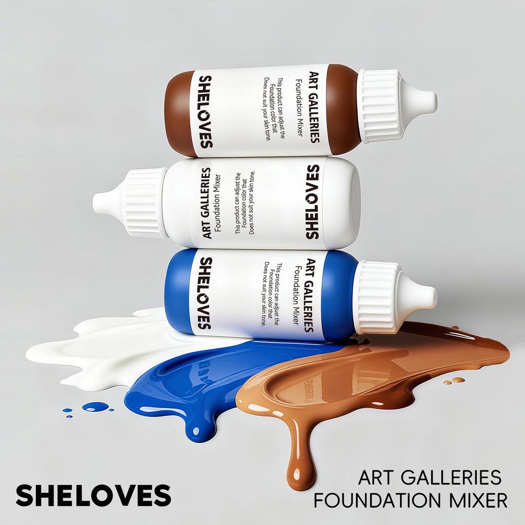 White Foundation Liquid Mix: Stage Makeup Adjuster for Dark Base
