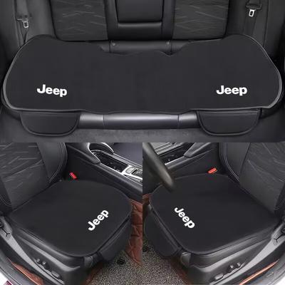 Car Seat Cushion Protector Non-Slip Cover Breathable Pad For Renegade Compass Grand Cherokee Wrangler Jk Gladiator Patriot