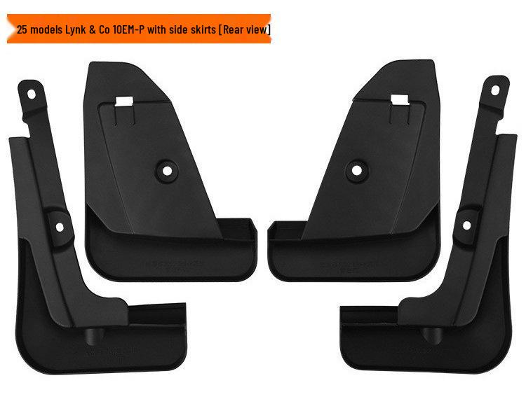 Car Mud Flaps for 2025 Geely Lynk & Co 10 EM-P with Side Skirts