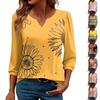 Women's 3/4 Sleeve Shirts Graphic Tees Shirts Casual Basic Tops Pullovers
