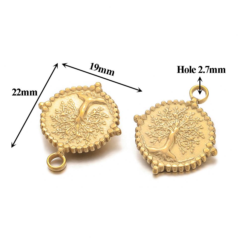 5pcs Stainless Steel Heart Sun Flower Charms Cross Pendant for DIY Necklace Earrings Making Jewelry Findings Bracelets Supplies