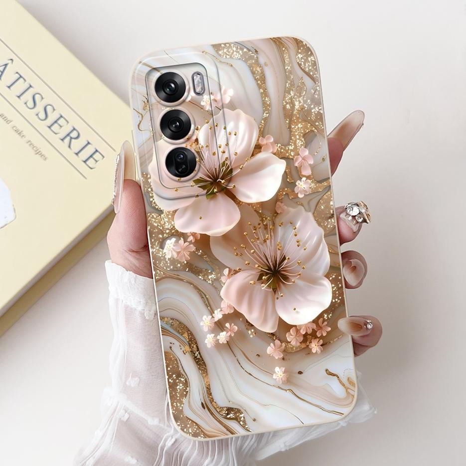 For Oppo Reno 12 Pro Case CPH2629 New Fashion Candy Painted Cover Soft TPU Matte Phone Case For Oppo Reno12 Pro 5G Fundas Bumper