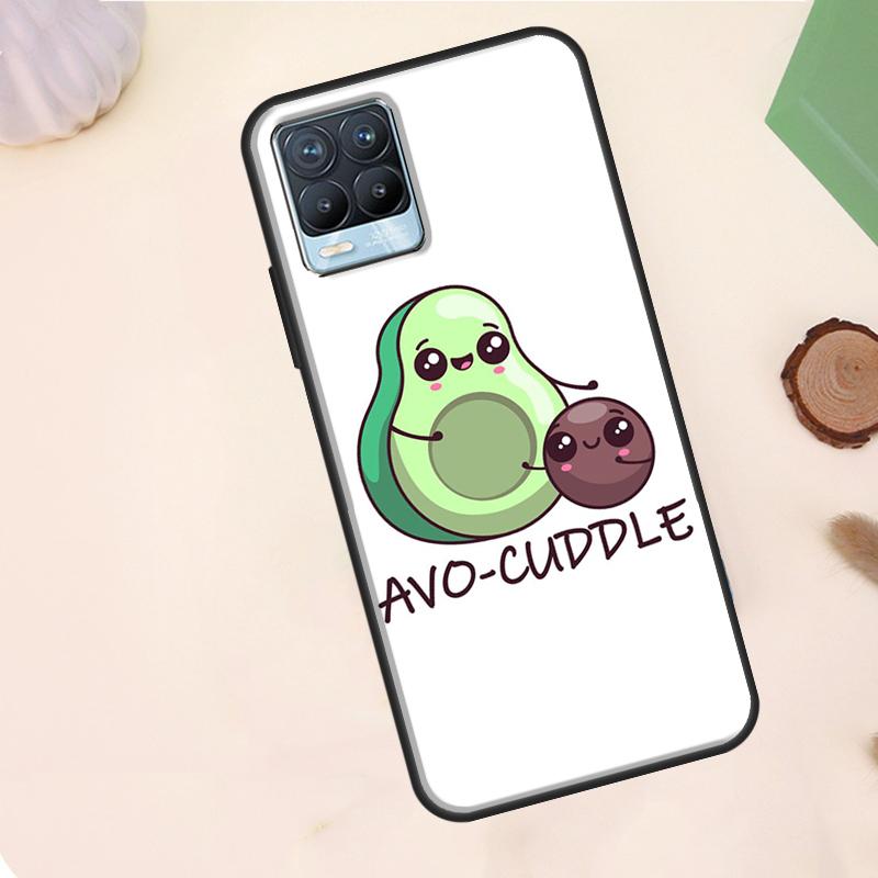 Lovely Avocado Case For Realme C55 C53 C33 C63 C61 C51 C65 C67 C71 C75 11 12 13 14 15 Pro Plus GT6 GT7 Pro