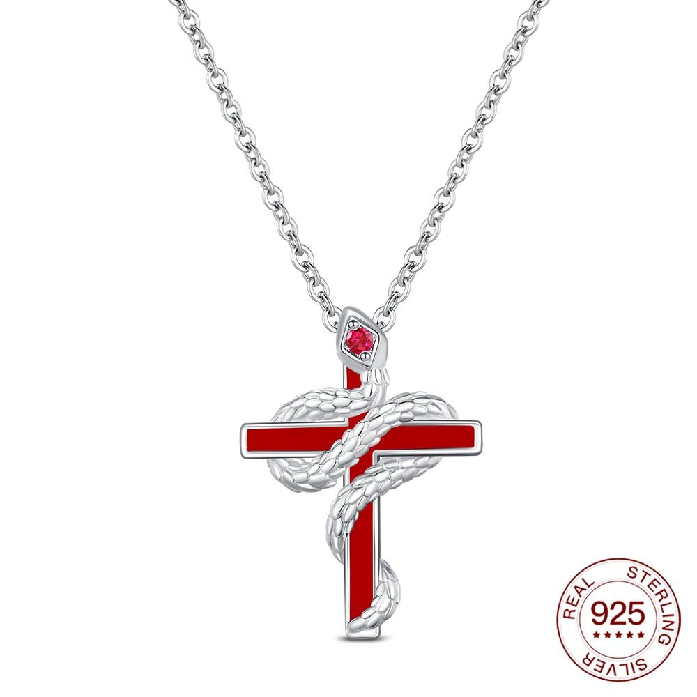 925 Silver Necklace Heart Silver Chain Moon 925 Original Necklace Clover Silver 925 Jewelry Women Gift