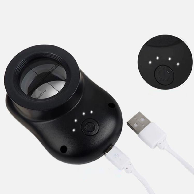 Ergonomic Handheld Magnifying Glass Suitable For Antique Collector Shatterproof ABS Magnifier Handheld