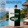 Jets Football Beach Towel, Microfiber Beach Towel, Perfect For Pool, Beach, Travel, Home Decor Beach Party Fan gifts