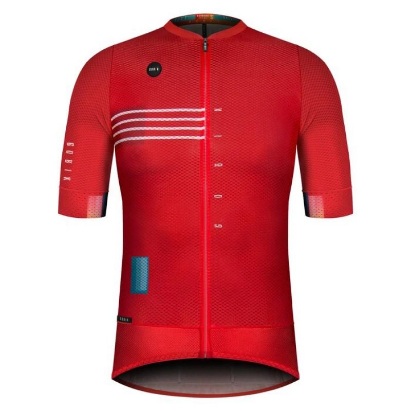 GOBIK Herren Radtrikot Kurzarm Schnelltrocknend Atmungsaktiv Fahrradhemd Rennrad MTB Fahren