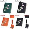 Ladies Wallet With Stitching Embroidery Pu Fabric Multiple Card Slots And Antitheft Design