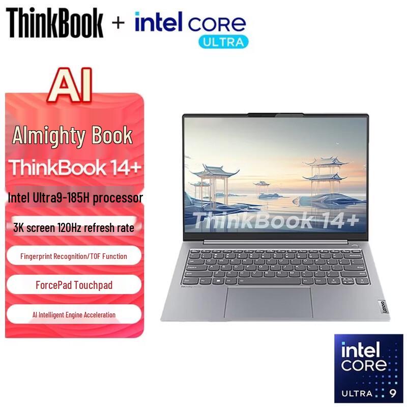 Lenovo ThinkBook 14+ Универсальный тонкий и легкий офисный ноутбук (Китайская версия)