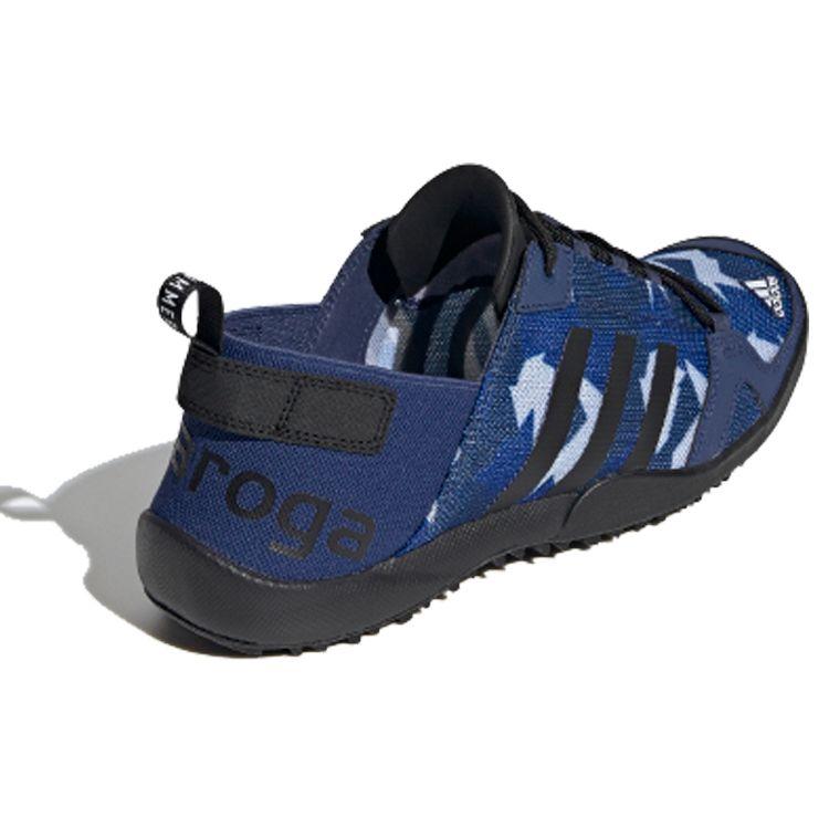 Adidas Comfortable Non-Slip Durable Low-Top Casual Shoes Men Sneaker Blue Camouflage FW4866