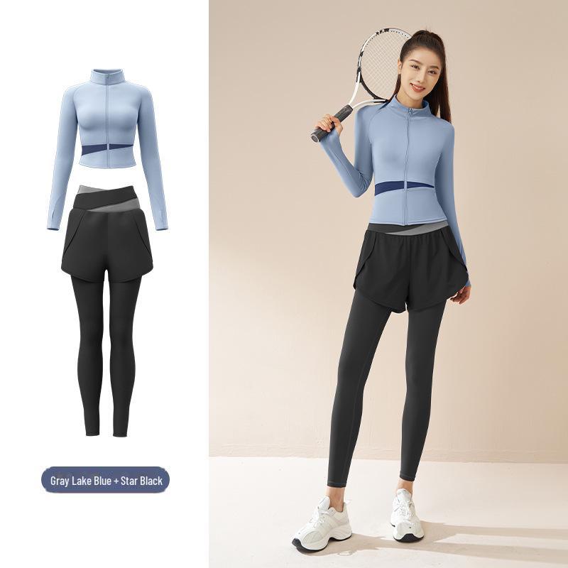 Juyitang Slim Fit Nude Спортивный костюм для йоги и бега Small