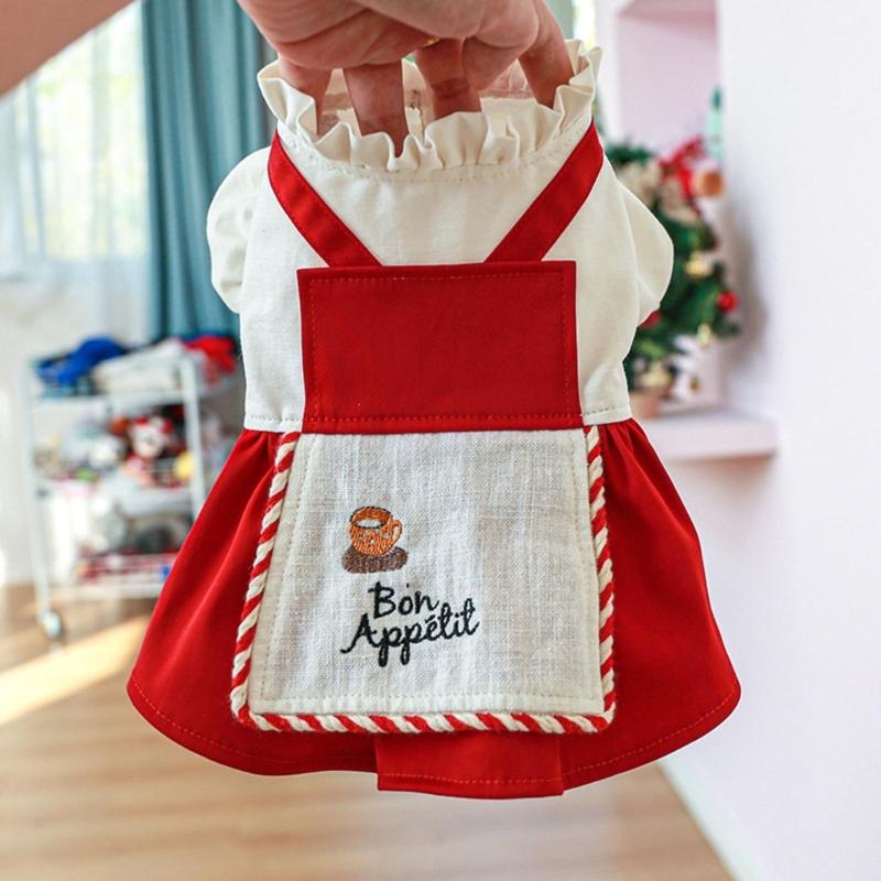 Kostým pro mazlíčka Kostkované šaty Oblečení pro malého psa Roztomilé oblečky pro kočky Pouze Oblečení na převleky Cosplay Oblečení pro fenky