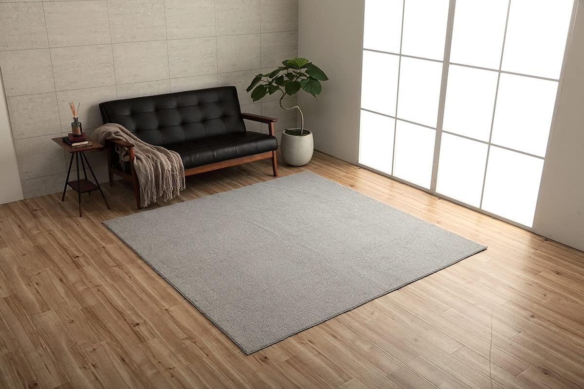 

Ковер Ikehiko Rug Clade 90 x 185 см, серый, простой, 1 татами, прямоугольник, антибактериальный и устойчивый к запахам, оверлок, приблизительно. приблизительно. #3985929 серый