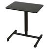 Pneumatic Height Adjustable Sit-Stand Mobile Desk, White