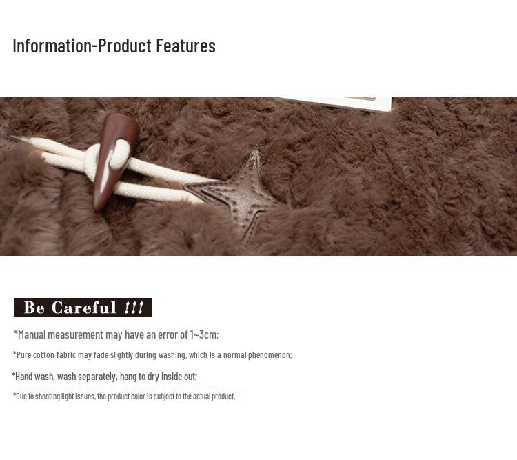 2024 Y2K Lamb Wool & Leather Mid-Length Plush Duffle Coat for Women