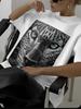 Leopard Print Short-Sleeve Loose Casual T-Shirt