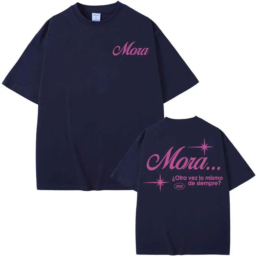 Hip Hop Punk T-Shirt Rapper Mora Is The Same Again 2025 Men's Printed T-Shirt Women's Fashion Cotton Fashion Trend Top Unisex