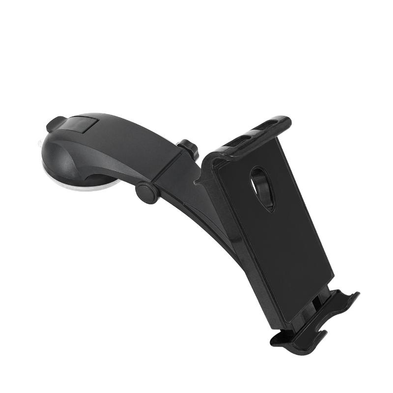 Car Phone Tablet Holder Suction Cup Dashboard Stand 360° Rotatable One-Hand Operation Universal for 4-11 Inch Mobile Device