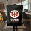 1PC Stade Toulouse Crest Custom Name Patterned Flannel Blanket Suitable For All Seasons For Home Decor Warmth And Comfort Gifts Holiday Present