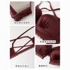 Front button underwear women's thickened small breasts gather and show large AA cup flat bra beautiful back no steel ring closed breast bra