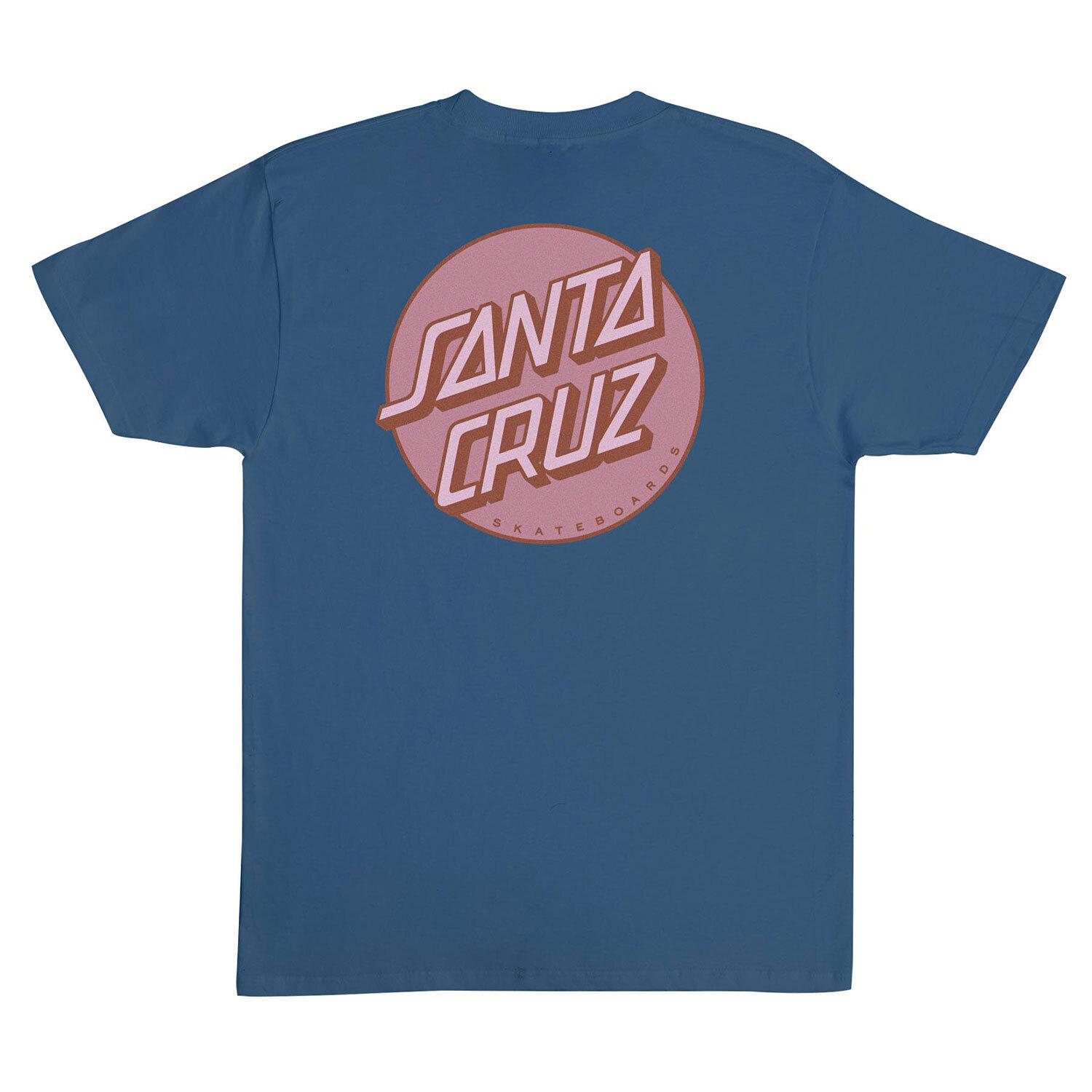 New Santa Cruz Skateboards Shirt Other Dot Dusk Blue Gum M