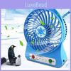 Klassischer karierter USB-Schreibtischventilator, elegant und tragbar, für alle Gelegenheiten