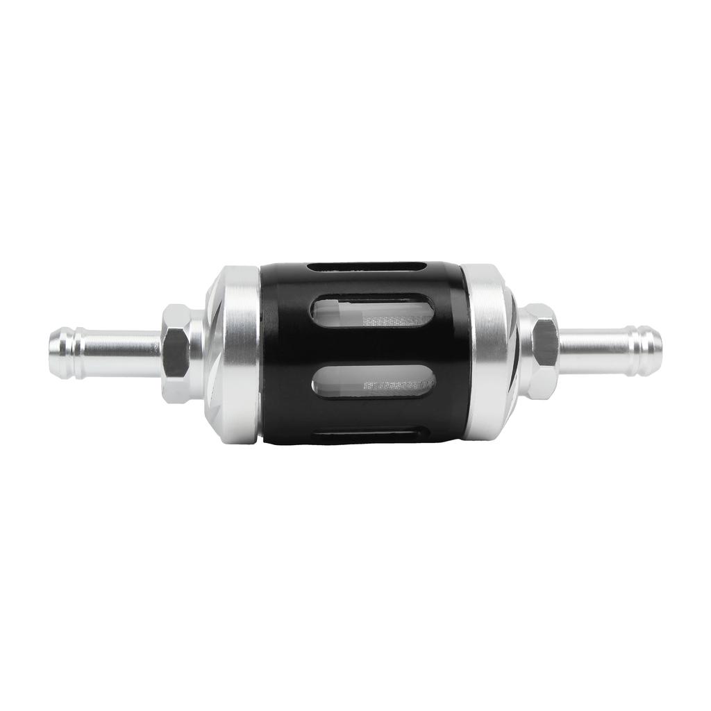 8mm Universal Motorcycle Gasoline Filter Glass CNC Aluminum For Yamaha Kawasaki KTM Honda Suzuki Motocross Dirt Pit Bike ATV