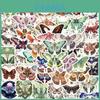 50 Colorful Butterfly Stickers For Personalized Decoration Of Guitars Notebooks And Luggage Wholesale Waterproof Decals