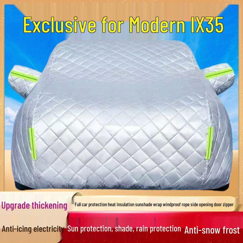 

2023 Beijing ix35 Mufasa Cotton Car Cover: Anti-Hail, Sun, and Rain Protection Hyundai Mufasa