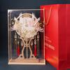 Double-Sided Xiuhua Round Fan DIY Kit - Wedding Gift for Brides, Finished Fan 2026 Edition