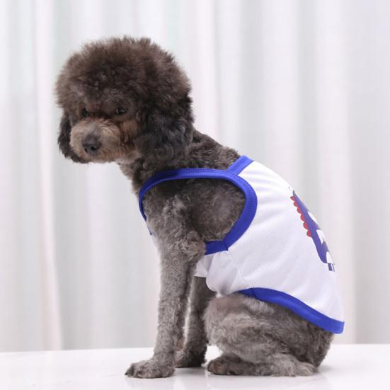 Sevimli Köpek Yavrusu Kolsuz Avokado Dinozor Baskılı Yelek atlet Evcil Hayvan Kıyafeti