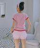 JUNEJUNE SPACE Slim Cut-Out Lace Top_Pink