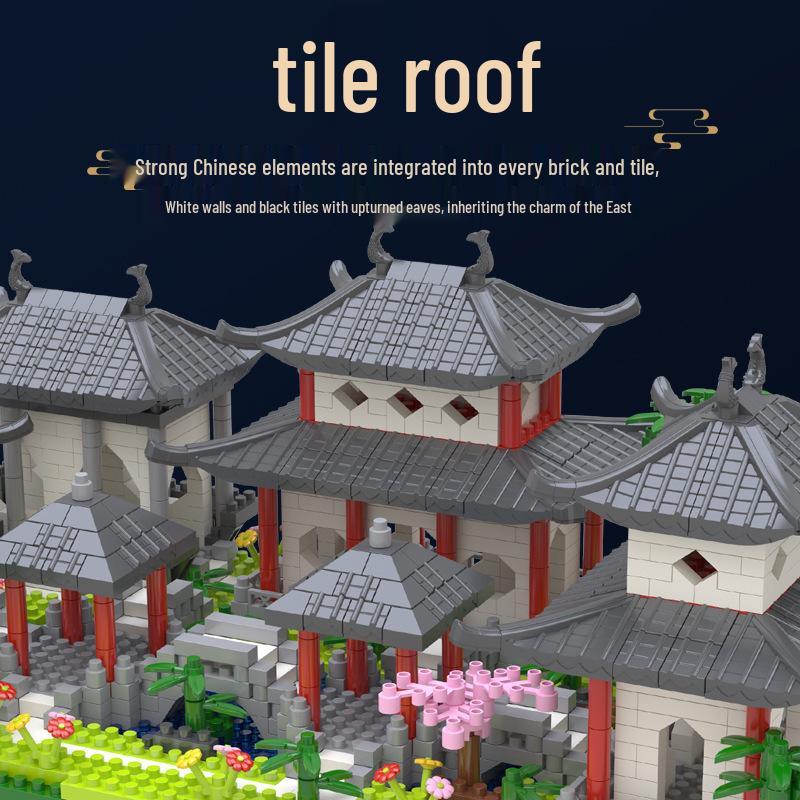 Chinese Architecture Micro Blocks: Lego-Compatible Educational Toy