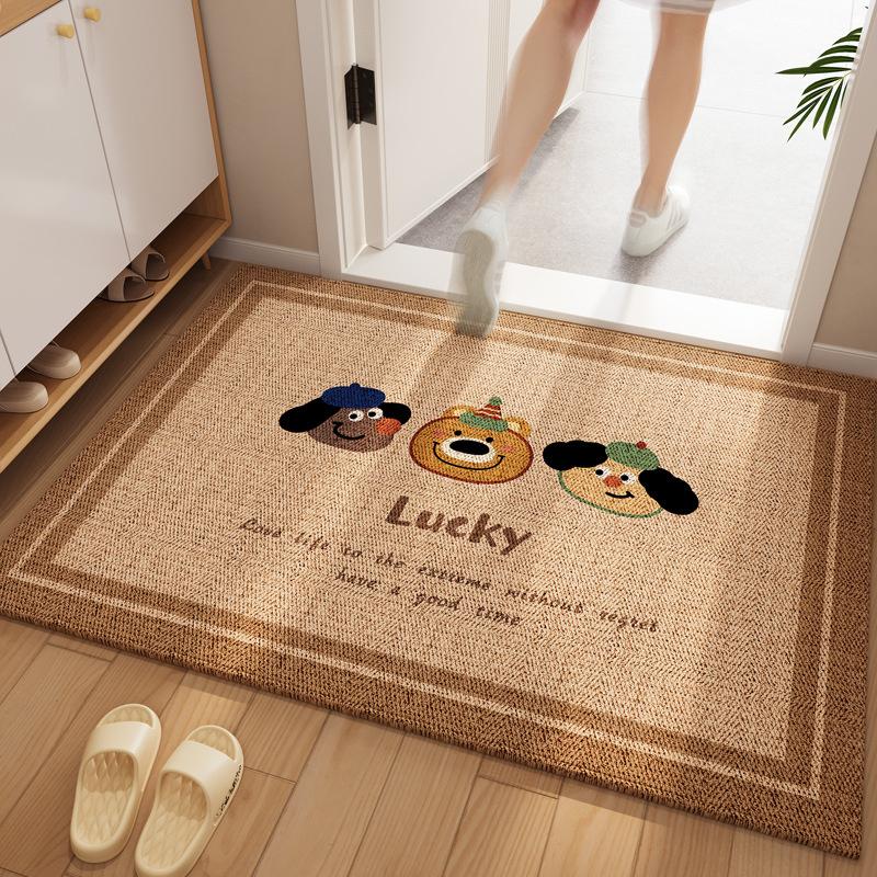 Eingangsteppich Toilettenmatte Badezimmer Rutschfest Stark Saugfähig Toilettentür Bodenmatte Saugfähig Toilette Badezimmer Badezimmerteppich Kieselgur